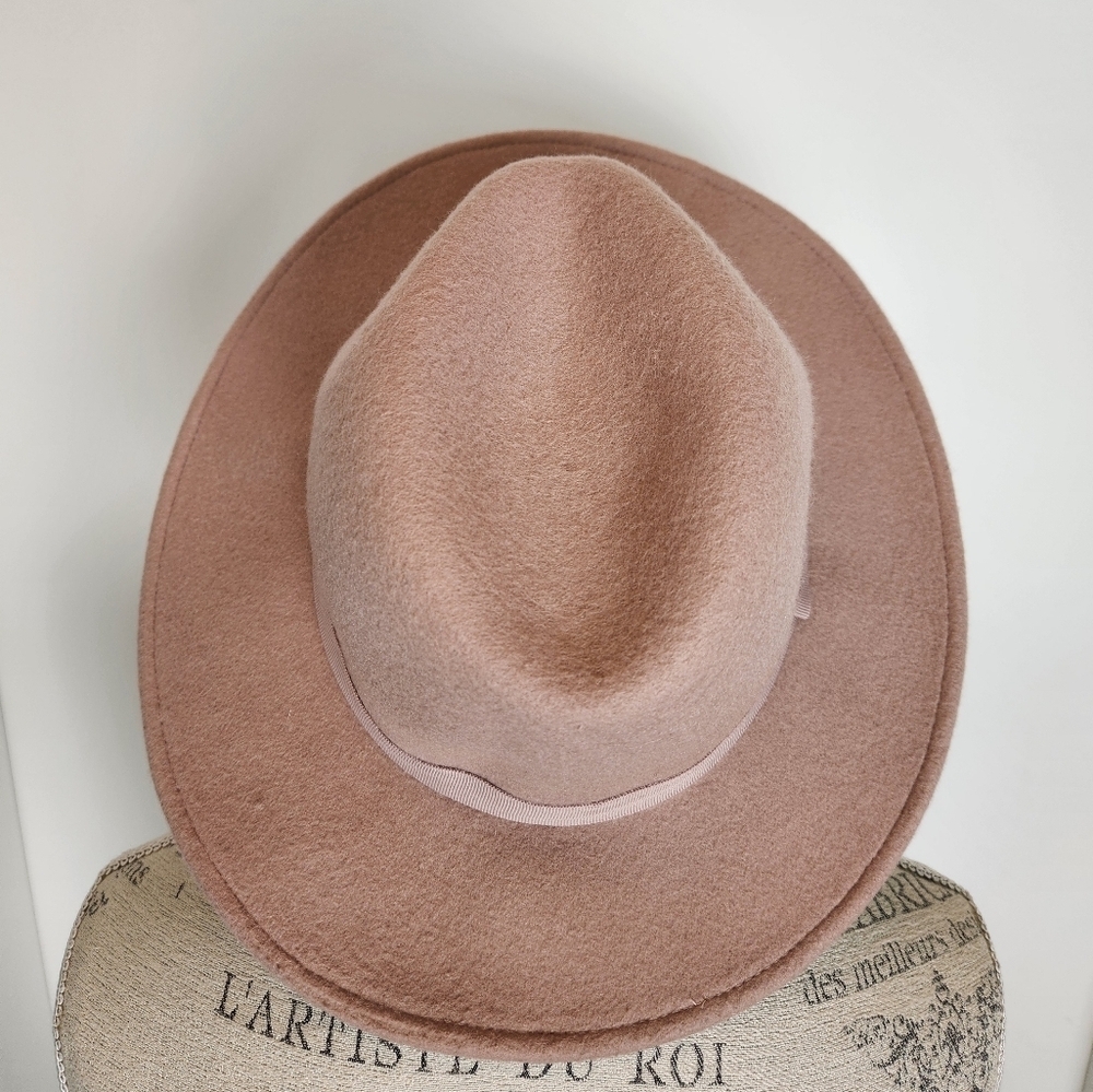hatattack Pink Wool Rancher Fedora - Picture 5 of 11